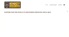 Desktop Screenshot of monkeybusinessfilms.com.au